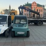 В Йошкар-Оле эвакуируют гольф-кары
