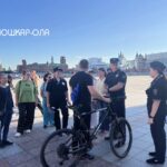 По набережной Йошкар-Олы можно передвигаться только пешком