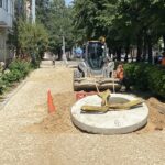 В Йошкар-Оле обновляют пешеходные дорожки на улице Первомайской